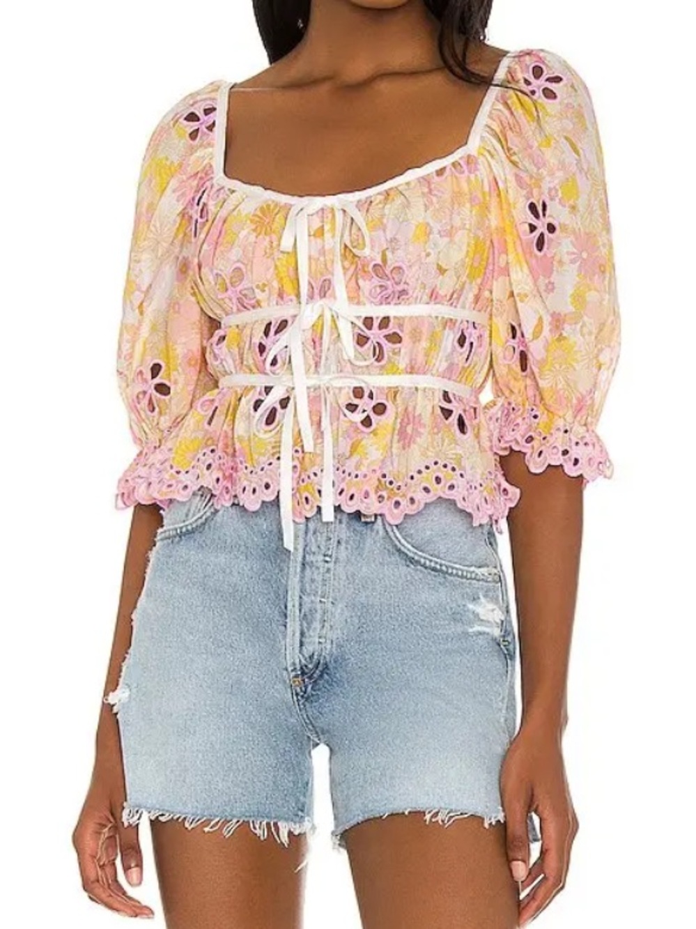 For Love and Lemons Claire Blouse